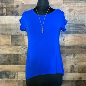 Electric Blue Tee from Double Take - Size M